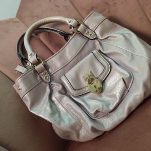 Juicy Couture small lilac bucket purse w strap